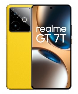 realme GT 7T 17,3 cm (6.8") Kaksik-SIM Android 15 5G USB tüüp-C 12 GB 256 GB 7000 mAh Kollane