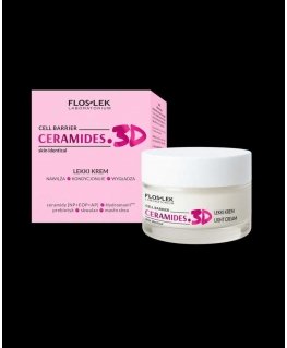 FLOSLEK CERAMIDAI. 3D lengvas veido kremas 50 ml