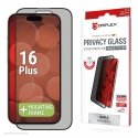 Displex 02017 Mobilā tālruņa ekrāna un aizmugures aizsargs Privātuma ekrāna aizsargs Apple 1 pcs