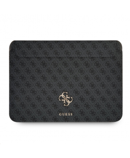Dēklas Guess PU 4G Metāla Logo Datora Piedurkne 13" Pelēks