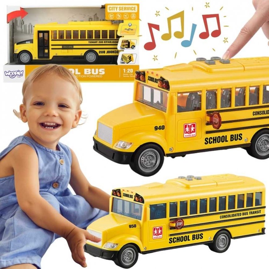 WOOPIE Interactive School Bus Electric 1:20