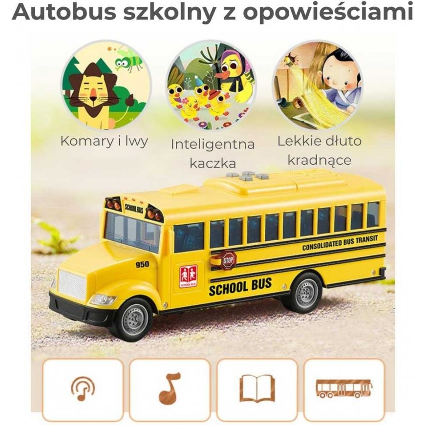 WOOPIE Interactive School Bus Electric 1:20 – 3