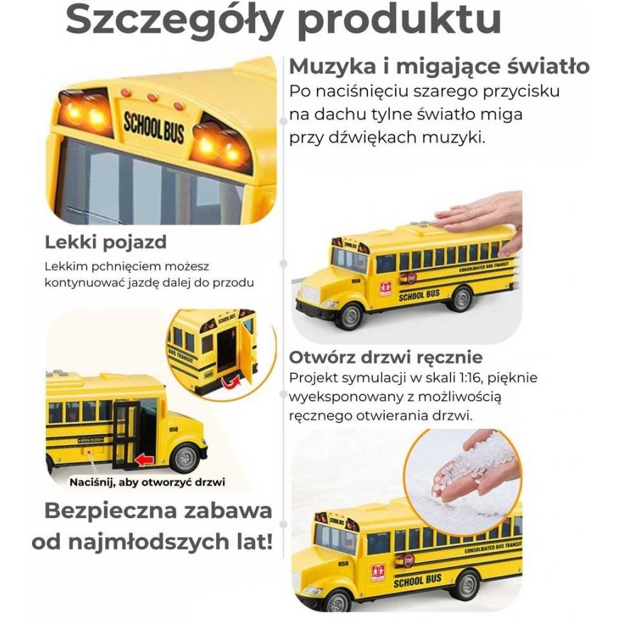 WOOPIE Interactive School Bus Electric 1:20 – 4