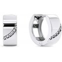Brilio Silver Brilio Soft Round Silver Earrings EA212W Brilio Silver Brilio Soft Round Silver Earrings EA212W