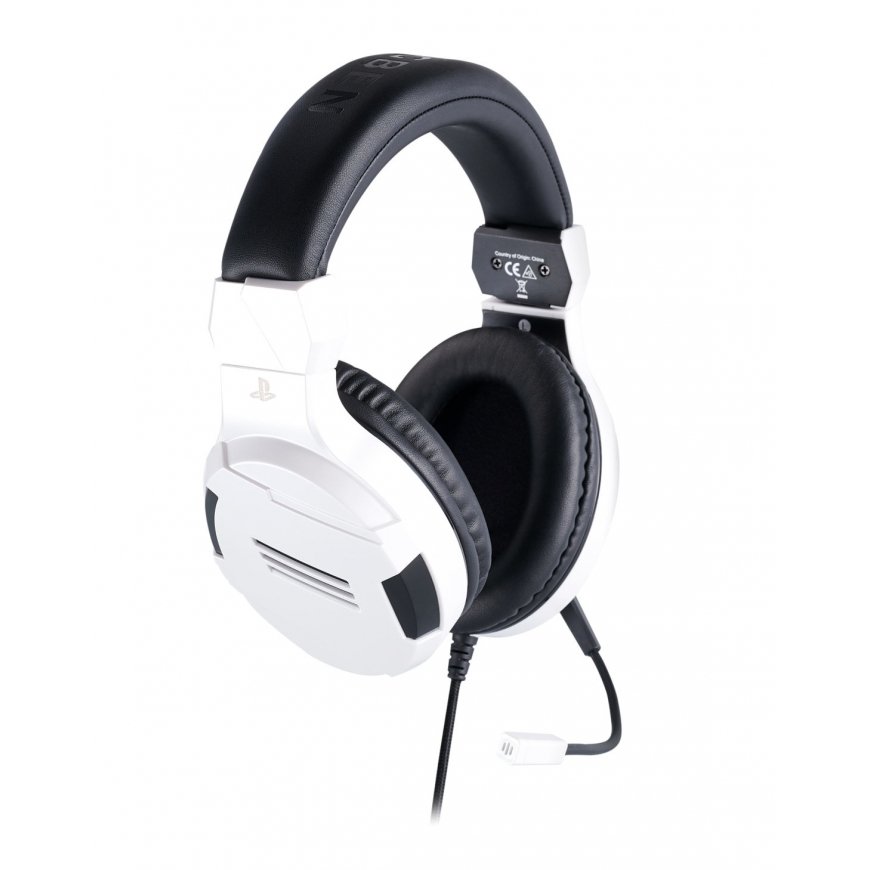 BIG BEN PS4OFHEADSETV3WHITE headphones/headset Wired Head-band Gaming Black, White – 2