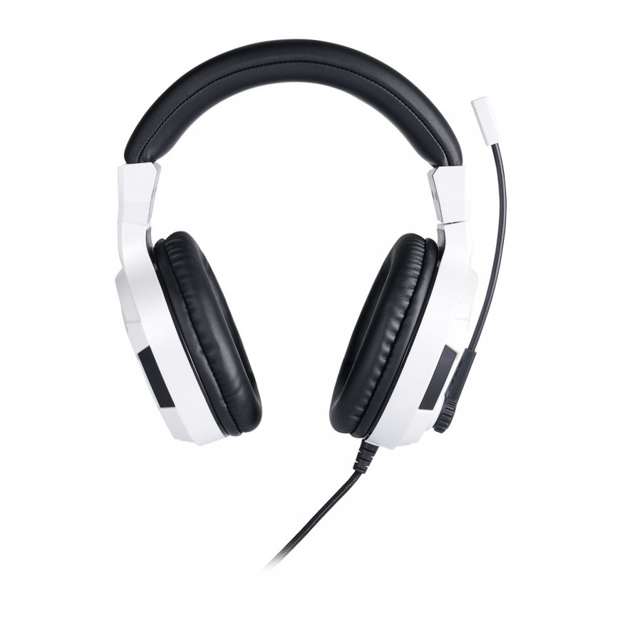BIG BEN PS4OFHEADSETV3WHITE headphones/headset Wired Head-band Gaming Black, White – 3
