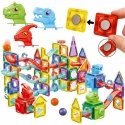 WOOPIE magnetic constructors 3D educational set for ball running, 170 pcs.