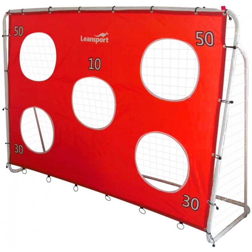 Lean Toys Futbolo Vartai su Taikiniu 213x152x75cm – 3