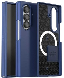 Araree Aero Flex M MagSafe Qi2 case for Samsung Galaxy Z Fold7 dark blue
