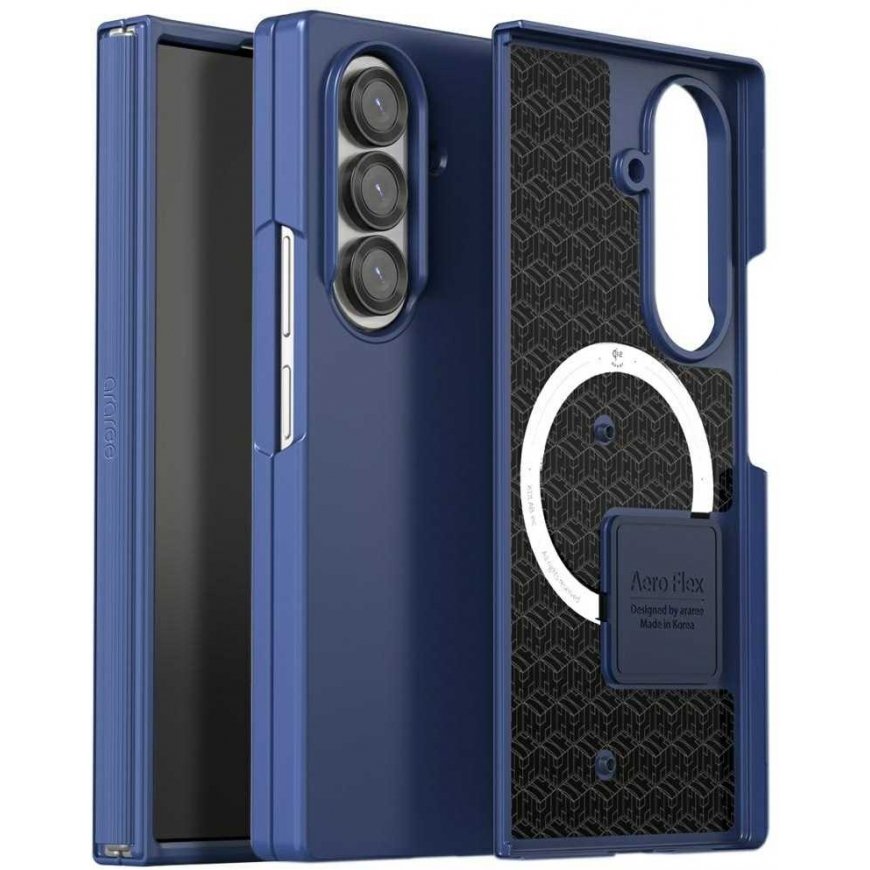 Чехол Araree Aero Flex M MagSafe Qi2 для Samsung Galaxy Z Fold7 темно-синий