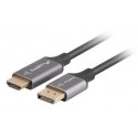 Lanberg CA-DPHD-20CU-0018-BK videokaapeli-adapteri 1,8 m DisplayPort HDMI-tyyppi A (vakio) musta, Ho Lanberg CA-DPHD-20CU-0018-BK videokaapeli-adapteri 1,8 m DisplayPort HDMI-tyyppi A (vakio) musta, Ho
