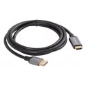 Lanberg CA-DPHD-20CU-0018-BK video cable adapter 1.8 m DisplayPort HDMI Type A (Standard) Black, Sil Lanberg CA-DPHD-20CU-0018-BK video cable adapter 1.8 m DisplayPort HDMI Type A (Standard) Black, Sil
