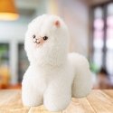 Lean Toys Pehmolelu lama 40 cm valkoinen Lean Toys Pehmolelu lama 40 cm valkoinen