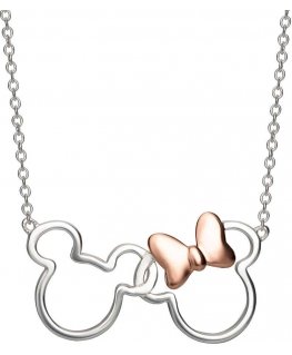 Peers Hardy Disney Mickey & Minnie silver pendant