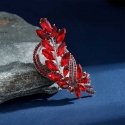 Troli hämmastav brošš punaste kristallidega Twig Sidabrinis Troli hämmastav brošš punaste kristallidega Twig Sidabrinis