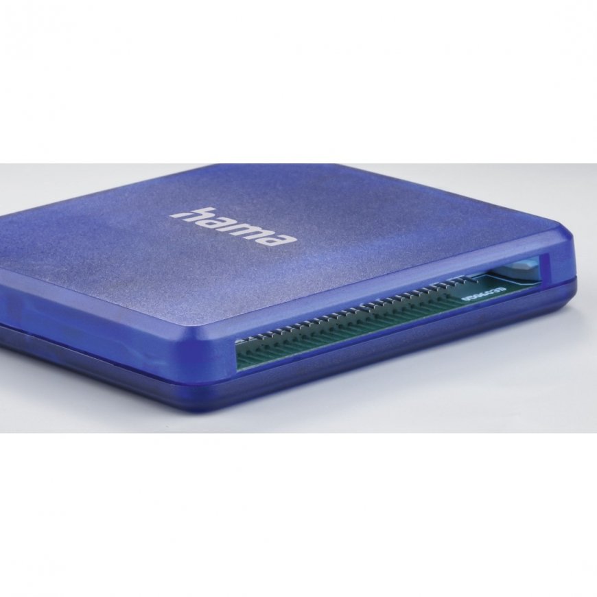 Hama 00124131 kortelių skaitytuvas USB 2.0 Mėlyna – 2