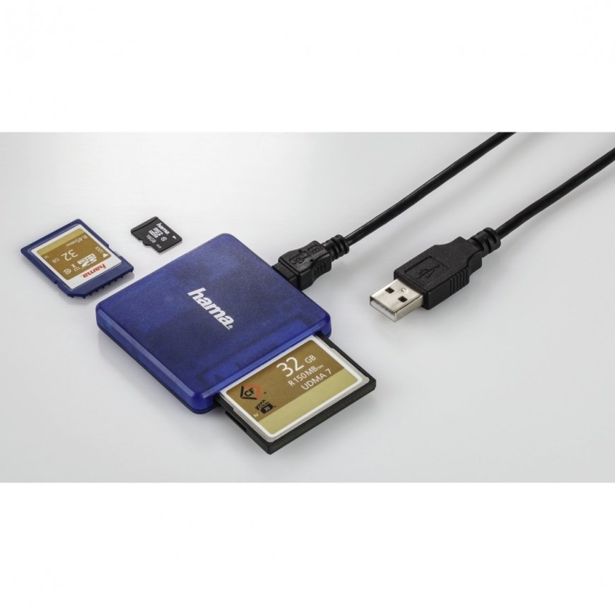 Hama 00124131 card reader USB 2.0 Blue – 4
