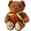 Lean Toys Plush Teddy Bear with Ribbon 30 cm Lean Toys Plush Teddy Bear with Ribbon 30 cm