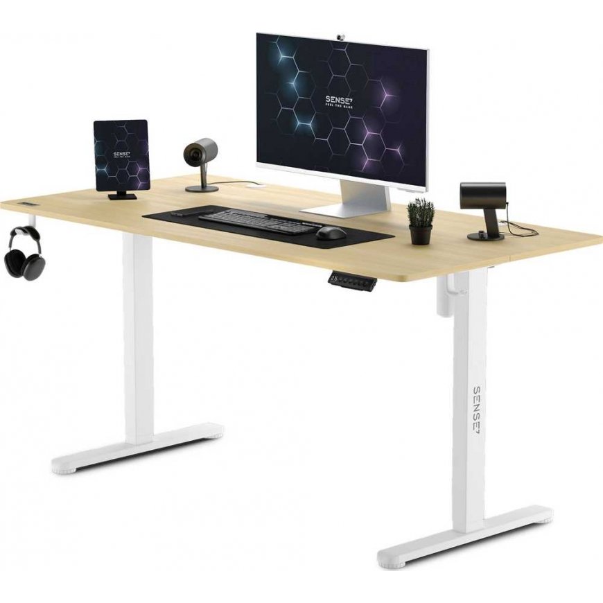 SENSE7 Biurko SENSE7 Nojo Sosna 140