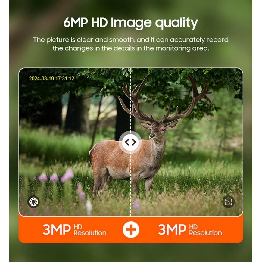 Viking Technology Viking auringon ulko HD-kamera HDs04 4G, harmaa – 5