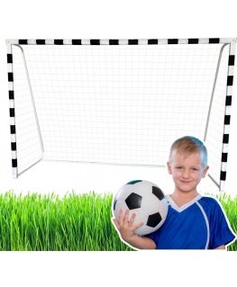 Lean Toys Futbolo vartai su kvadratiniu rėmu 300x200x110 cm