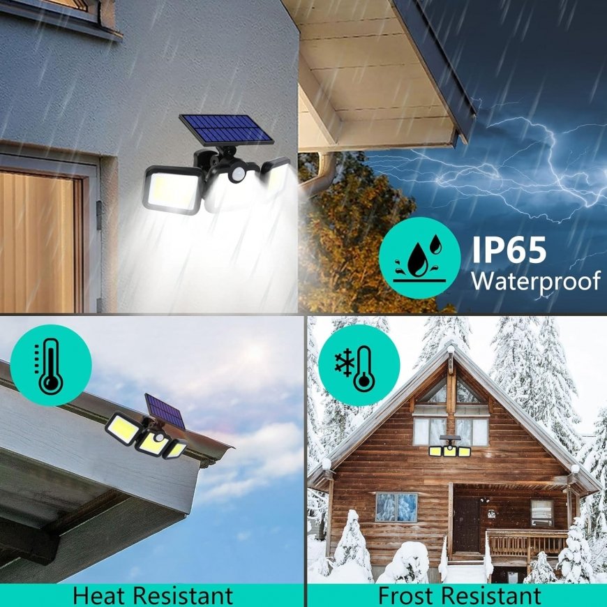 Elight Saules Enerģijas Āra Sienas Lampa 3in1 LS6 Ar Kustību Sen – 4