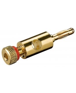 Goobay Banana Plug with Screw Connection