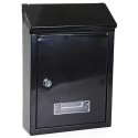 Kerge postkast aadressiaknaga, must, 26.5x18.5x6.5 cm Kerge postkast aadressiaknaga, must, 26.5x18.5x6.5 cm