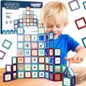WOOPIE Magnetic Building Blocks Spatial Learning Letters 70 Pieces WOOPIE Magnetic Building Blocks Spatial Learning Letters 70 Pieces
