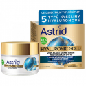 Astrid Hyaluronic Gold Cream SPF 10 - Filling day cream against wrinkles with golden proteins - 50 ml Astrid Hyaluronic Gold Cream SPF 10 - Filling day cream against wrinkles with golden proteins - 50 ml