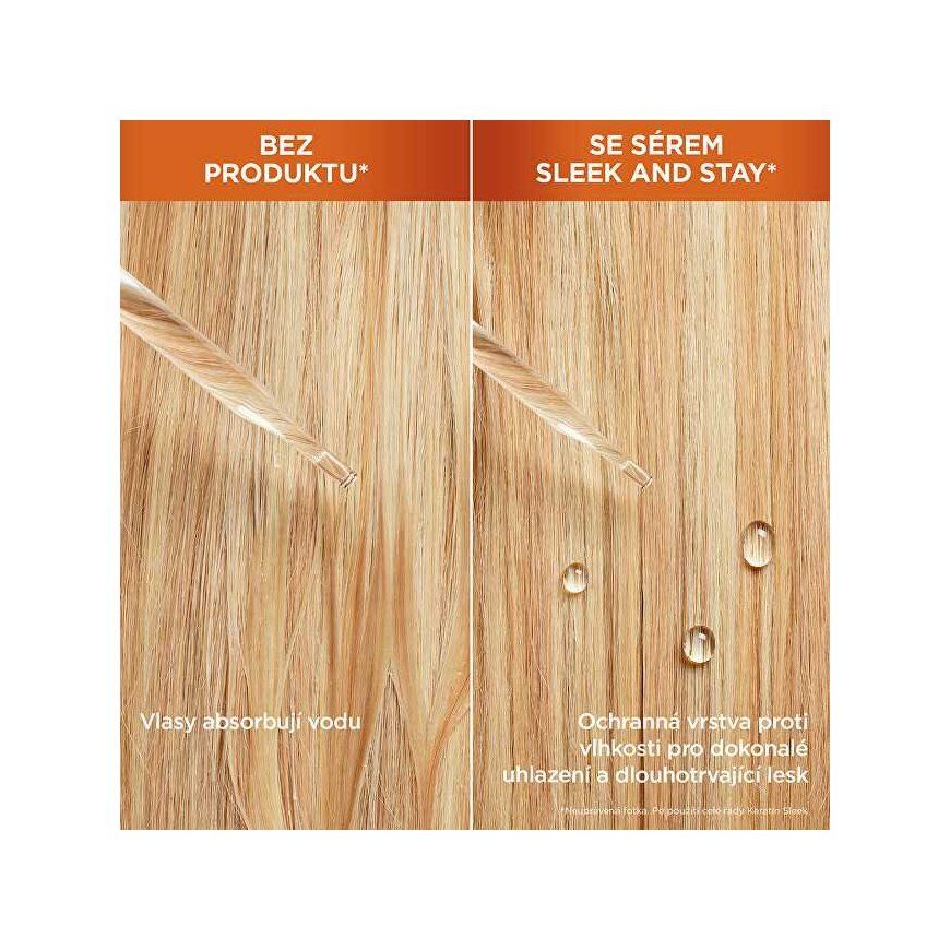 Garnier „Fructis Keratin Sleek“ kondicionieris – kondicionieris sausiem un sapinušiem matiem – 200 ml – 4