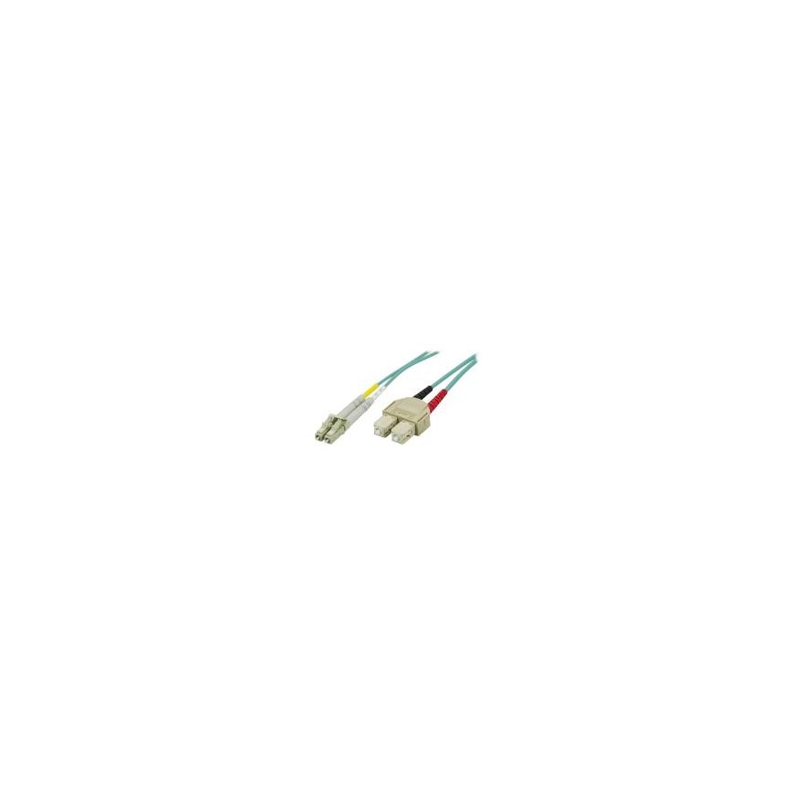 LYNX duplex patch cable MM, OM3, SC/SC, 50/125µm, 0.5m – 2