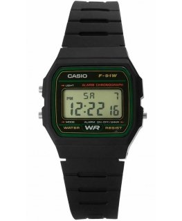 Laikrodis vyrams CASIO F-91WM-3DG (zd102c) + dėžutė