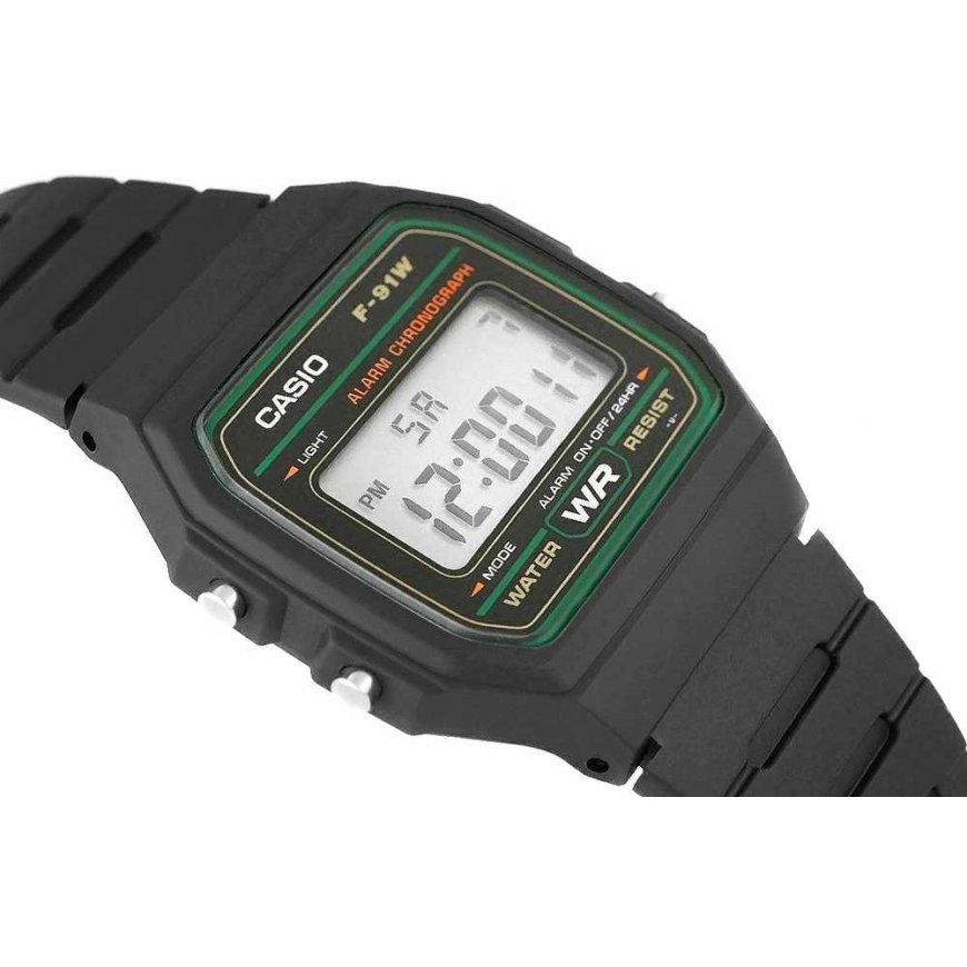 Часы для мужчин CASIO F-91WM-3DG (zd102c) + коробка – 4