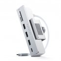 Satechi ST-UCICHS dokstacija USB 3.2 Gen 1 (3.1 Gen 1) Type-C Sudrabs