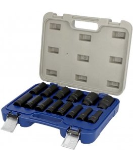 Set of hexagonal impact sockets Irimo 14 pcs 10-32mm 1/2"