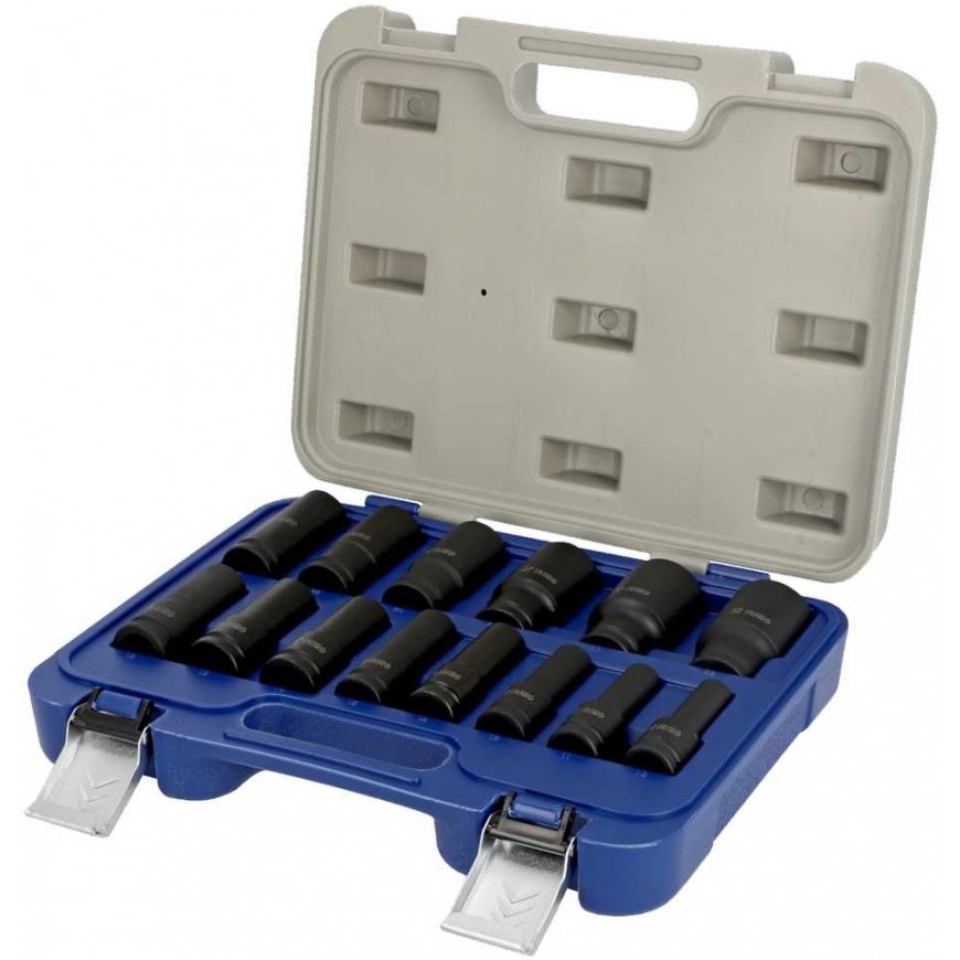Set of hexagonal impact sockets Irimo 14 pcs 10-32mm 1/2"