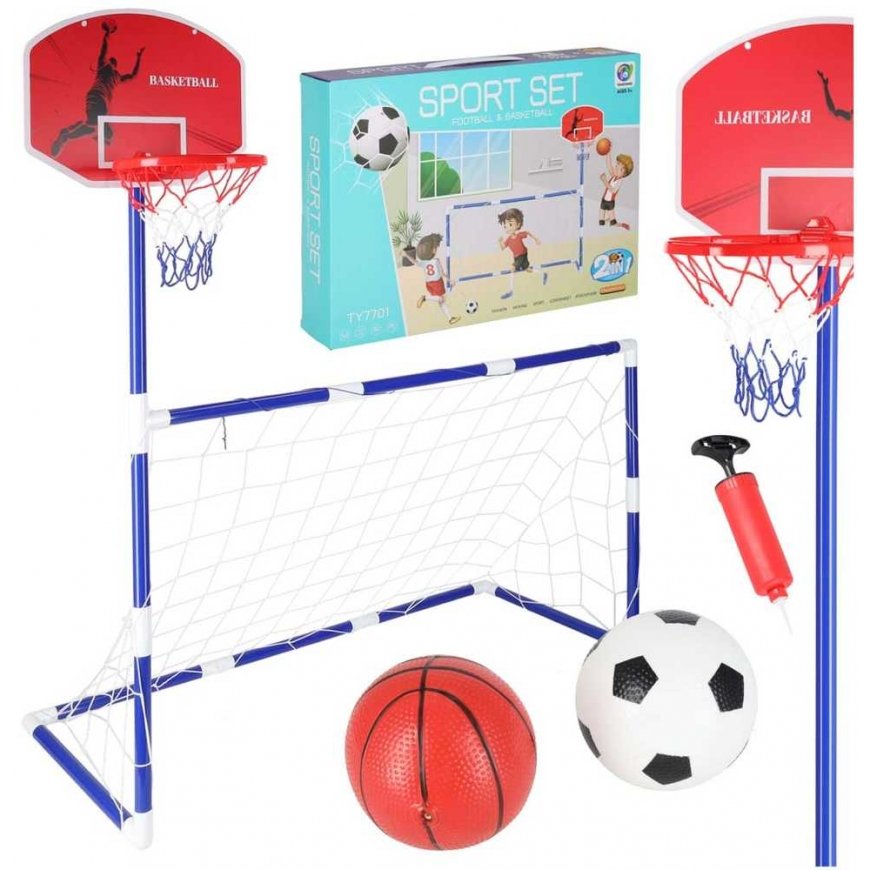 Futbolo Futbola vārti, basketbola stends, basketbola