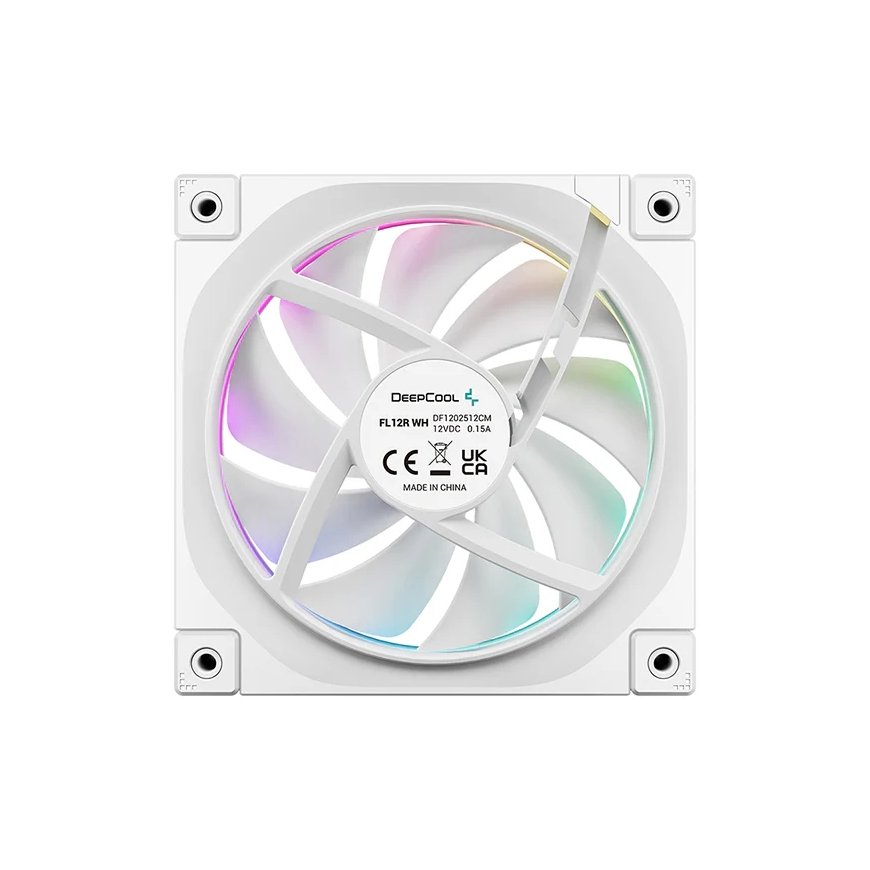 DeepCool FL12R Arvuti korpus Ventilaator 12 cm Valge 1 tk – 3