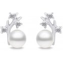 Brilio Silver Brilio Silver Unique silver earrings with real pearls EA622W Brilio Silver Brilio Silver Unique silver earrings with real pearls EA622W