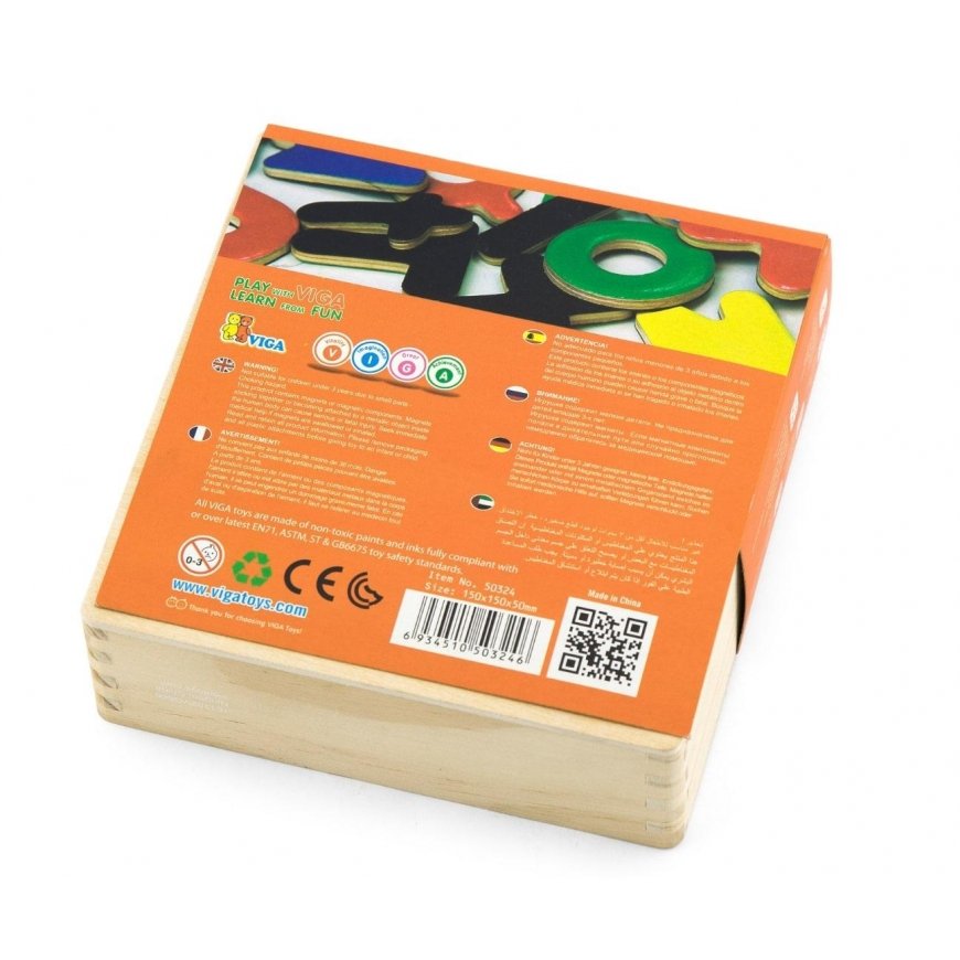 Puitmagnetilised tähed 52 tk - Suured ja väikesed Viga – 2