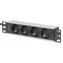 Digitus DN-95418 tehonjakeluyksikkö 4 AC-pistorasia(a) 0U/1U musta Digitus DN-95418 tehonjakeluyksikkö 4 AC-pistorasia(a) 0U/1U musta