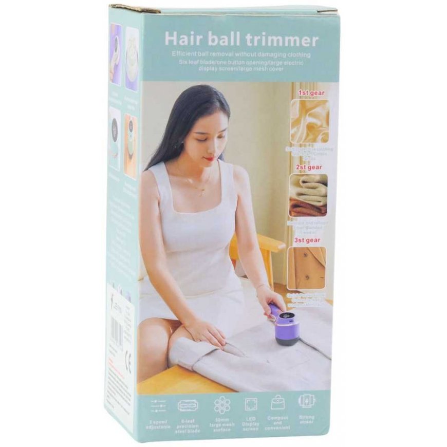 Lean Electric Fabric Shaver 3 Speed Modes Baltas – 4