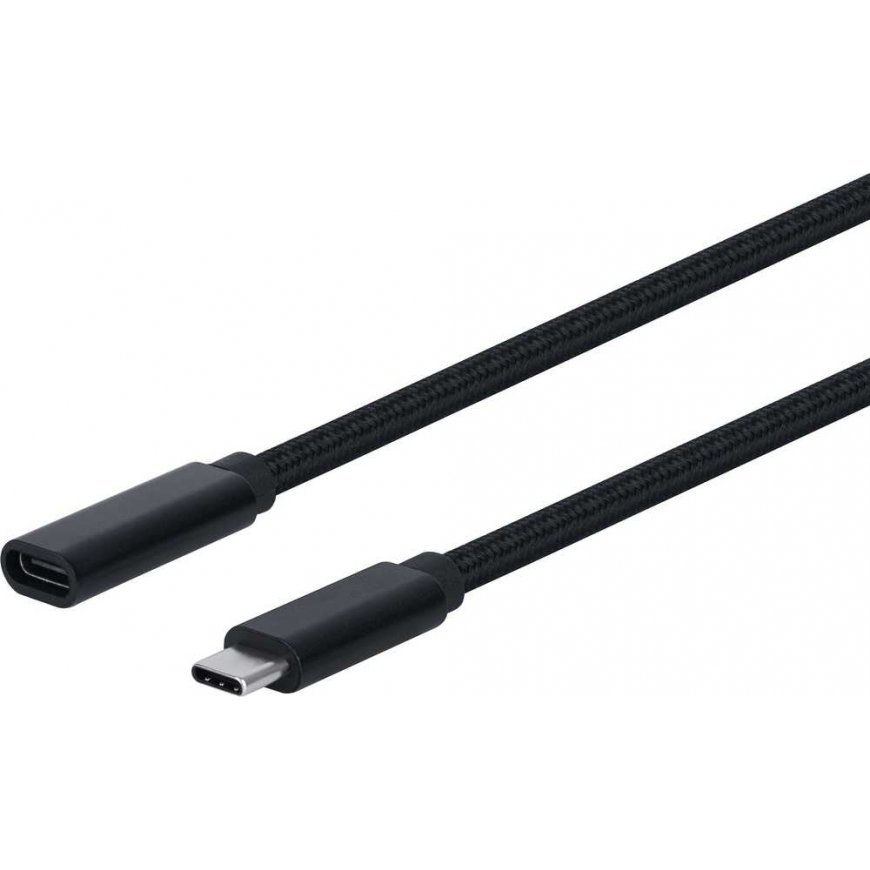 Fuj:tech USB-C - USB-C -jatkokaapeli, 3 m