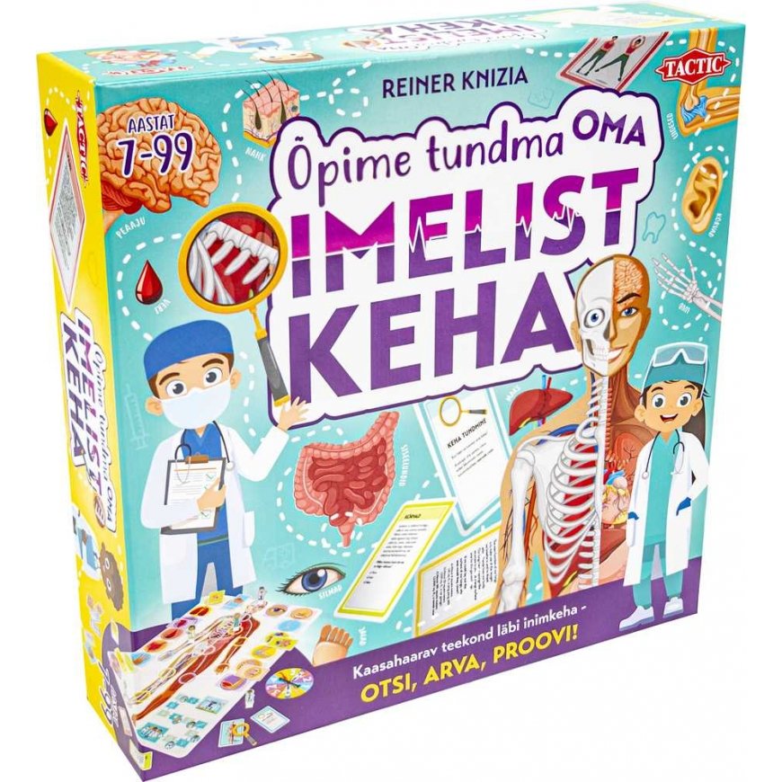 Tactic board game Let's get to know our wonderful body