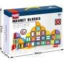 WOOPIE magnetic constructors 3D educational set castle 100 pcs. WOOPIE magnetic constructors 3D educational set castle 100 pcs.