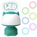 WOOPIE Multifunctional RGB Lamp Bluetooth Speaker Karaoke Voice Modulator SD Card Turquoise WOOPIE Multifunctional RGB Lamp Bluetooth Speaker Karaoke Voice Modulator SD Card Turquoise