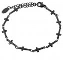 Troli Men's black steel bracelet Troli Men's black steel bracelet