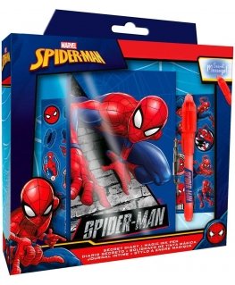 Дневник Marvel Spiderman для детей с магической ручкой
