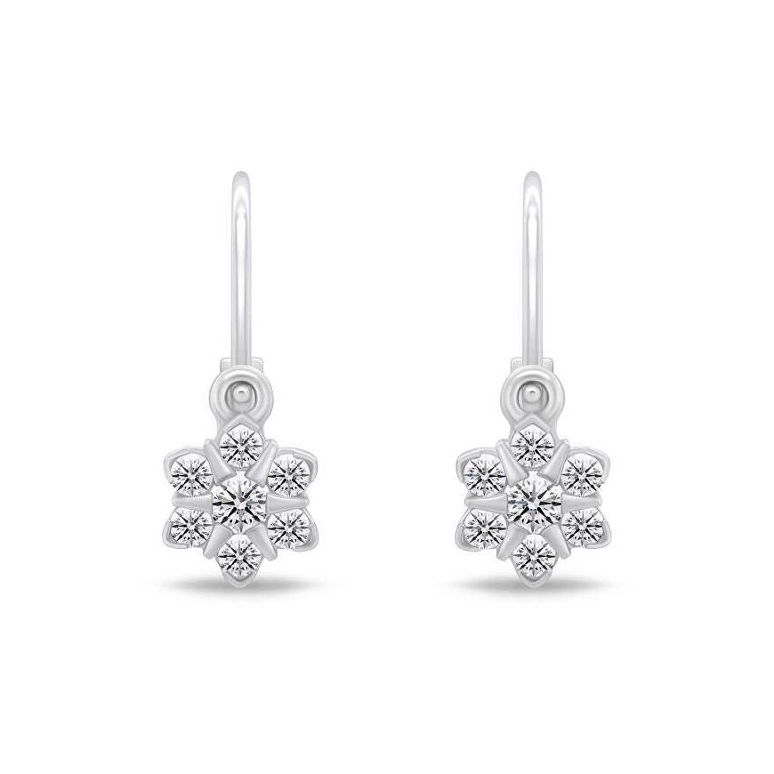 Brilio Silver Brilio Silver Girls Dazzling Silver Earrings Flowers EA188W – 5